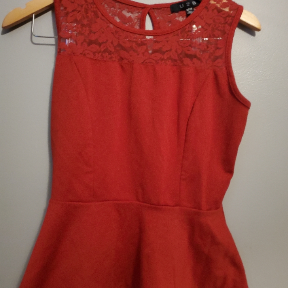 LOT OF 2 - U2B Red/Blue Shirt - Size M (read description)